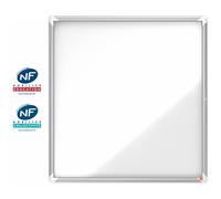 Nobo Vitrine d'affichage extérieur Premium Plus 12 feuilles A4 - Porte battante - Fond magnétique
