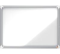 nobo Vitrine d'affichage métal paroi arrière intérieur 8 x DIN A4