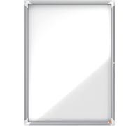 nobo Vitrine d'affichage métal paroi arrière intérieur 9 x DIN A4