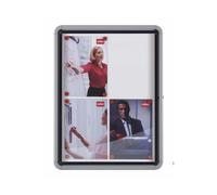 Nobo Premium Plus 12xa4 Sheets Exterior Display Case Magnetic White Background Clair