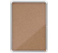 Nobo Vitrine d'intérieur en liège Premium Plus - 97 x 70,9 cm - Format 9 feuilles A4 - Cadre aluminium