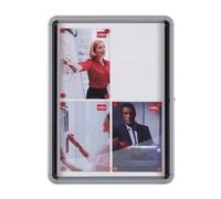 Nobo - Vitrine Interieur Fond Metal Pour 6 Documents A4