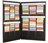 Nobo Volet Intérieur Mini Planning 4 Colonnes De 17 Fiches Indice 1,5, 5 Ou 3 Colonnes De 16 Fiches Indice 2 Par Volet