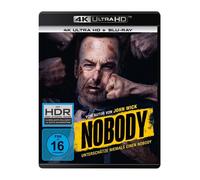 NOBODY - BOB ODENKIRK,CONNIE NIELSEN,CHRISTOPHER LLOYD 2 ULTRA HD BLU-RAY NEUF