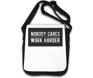 Nobody Cares Work Harder Sac à bandoulière Blanc