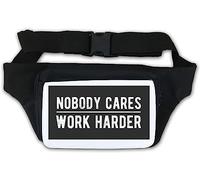 Nobody Cares Work Harder Sac banane Blanc