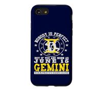 Nobody is Perfect Horoscope du Zodiaque d'anniversaire des Gémeaux du 15 Juin Coque pour iPhone SE (2020) / 7/8