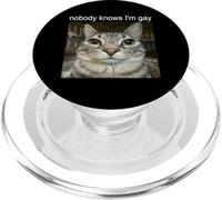 Nobody Knows I'm Gay PopSockets PopGrip pour MagSafe