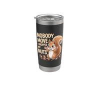Nobody Move I Dropped My Nuts Jeux de mots alimentaires ||- Gobelet isotherme en acier inoxydable double paroi