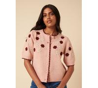 Nobody's Child Cardigan Nobodys Child jaune brodé