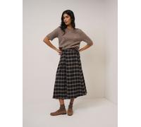 Nobody's Child Nobodys Child Blue Check Midi Skirt Blue EU 44 (UK 16)