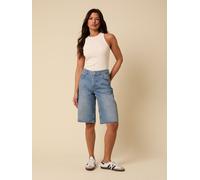 Nobody's Child Nobodys Child Blue Relaxed Cut Off Shorts Blue 18