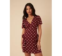 Nobody's Child Nobodys Child Brown Betty Dot Lyndsey Mini Dress Brown EU 46 (UK 18)