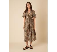 Nobody's Child Nobodys Child Brown Scarla Leopard Print Midi Dress Brown 8