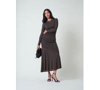 Nobody's Child Nobodys Child Brown Tallulah Midi Dress Brown EU 44 (UK 16)