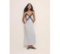 Nobody's Child Nobodys Child Emerson Midi Satin Dress Blanc EU 46 (UK 18)