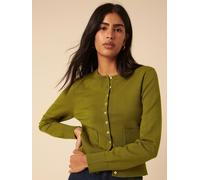 Nobody's Child Nobodys Child Green Compact Crew Neck Cardigan