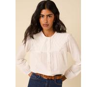 Nobody's Child Nobodys Child White Augusta Blouse