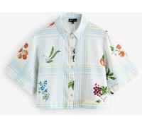 Nobody's Child Nobodys Child White Bennie Fruit Print Shirt White EU 46 (UK 18)