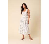 Nobody's Child Nobodys Child White Sleeveless Ariel Midi Dress White EU 44 (UK 16)