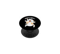 Nobody's Purrrfect Jeu de Mots Amusant pour Chat PopSockets PopGrip Adhésif