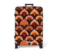 NoBoringSuitcases.com® Bagages Grande Taille 77x51.5x28 cm Valise 4 Roues Trolley Vacances Large Suitcase Travel Légère Grandes Valises Soute Avion Motif - Rétro - Coloré