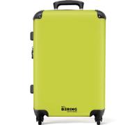 NoBoringSuitcases.com® Koffer Valise Moyenne 67x43x25 cm Valises Moyen Taille Rigide Voyage Suitcase Roulette Légère Travel Luggage Solide Trolley Teinte - Vert - Citron - Frais