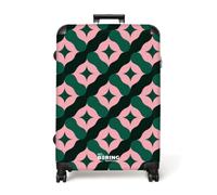 NoBoringSuitcases.com® Valise Grande Taille 77x51.5x28 cm 4 Roues Bagages Trolley Vacances Large Suitcase Travel Légère Grandes Valises Soute Avion Vert - Rose - Rétro - Étoiles