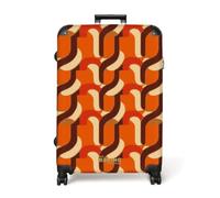 NoBoringSuitcases.com® Valise Grande Taille 77x51.5x28 cm 4 Roues Bagages Trolley Vacances Large Suitcase Travel Légère Grandes Valises Soute Avion Rétro - Moderne - Coloré