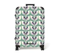 NoBoringSuitcases.com® Valise Grande Taille 77x51.5x28 cm Grandes Valises Soute Avion XXL Rigide Solide Voyage Roulette Bagage Légère Travel Bags Rétro Moderne - Vert