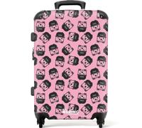 NoBoringSuitcases.com® x Henry Valise Moyenne Enfant 67x43x25 cm Voyage Medium Suitcase Luggage Roulette Moyen Taille Légère Avion Solide Travel 4 Roues Hetty - Rose - Aspirateur