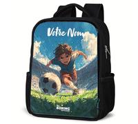 NoBoringSuitcases© Sac À Dos Enfant Backpack School Noir Cartable Scolaire | 8L - Cours Lycee Voyage Pour Tout-Petits De Livre Petit École Maternelle Léger Schoolbag