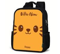 NoBoringSuitcases© Sac À Dos Enfant School Backpack Teenager Noir Cartable | 8L - Scolaire Sac Cours Lycee Sac De Livre Kawaii Animaux Colorés Petit Léger École Primaire Maternelle