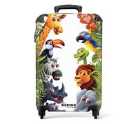 NoBoringSuitcases© Valise Cabine Enfant, Bagages Roulette, (Animaux de