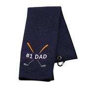 NOBRANDS Novlty Dad Serviette de golf pour fête des pères Cadeau d'anniversaire