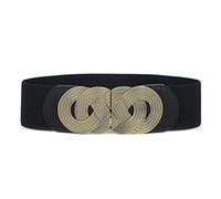 NOBRIM Ceinture de Robe en Cuir PU élégante pour Femmes Ceintures de Grande Taille pour Femmes Large Ceinture élastique Femmes vêtements Accessoires Ceintures