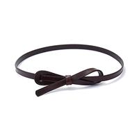 NOBRIM Ceintures pour Femmes en Cuir Taille Mince Long Noeud Corset Ceinture Ceintures pour Femmes pour Robes fête Ceintures de Couleur Unie