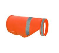 NOBRIM Gilet RéFléChissant Gilet réfléchissant pour Chien Vêtements Respirant Pet Chiot Chien Sécurité Gilets de Marche en Plein Air pour Petits Moyens Grands Chiens (Vert, Orange) Gilet De Course