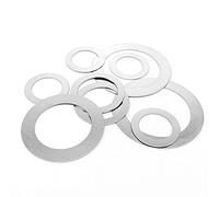 NOBRIM Rondelle Plate 10/50 pièces M2 M3 M4 M5 M6 à M40 Din988 304 Acier Inoxydable Plat précision réglage rondelle Ultra-Mince cale rondelle Plate Joint de réglage de précision