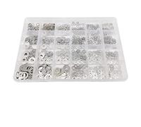 NOBRIM Rondelle Plate 500/1200pc M3 M4 M5 M6 M8 304 A2 Acier Inoxydable Ultra-Mince rondelle Plate Plaine Ultra-Mince réglage cale Ensemble Kit boîte Joint de réglage de précision