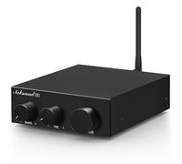 Nobsound Amplificateur stéréo Bluetooth 5.0 : mini canal audio 2.0 amplificateur intégré avec régulateur de graves aigus, pour haut-parleurs à la maison 50 W x2 TPA3116