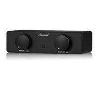 Nobsound Convertisseur XLR RCA bidirectionnel : adaptateur audio équilibré avec deux boutons de volume, élimine les bourdonnements et le bruit pour moniteurs de studio, système Hi-Fi (NS-05P PRO)