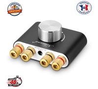 Nobsound Mini Amplificateur Bluetooth Hi-Fi 2.0 50W x 2 Récepteur Audio Noir