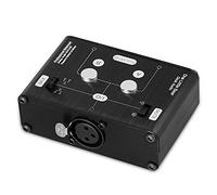 Nobsound Mini Répartiteur Audio Stéréo 2 Voies XLR A/B Passif et Mixeur (1 Entrée et 2 Sorties)