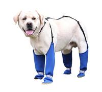 NOCCHI POUR CHIEN - Bottes de pluie imperméables avec agrafes, chaussures de glissement pour promenades inna, ces leggings pour toutes les saisons | Sale protection -chaussures pour chien à l'épreuve