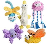 Nocciola Jouets pour chiens de petite, moyenne et grande taille, en peluche douce et froissée, jouet à mâcher pour animaux de compagnie de petite et grande race, stimulant l'ennui cognitif, chiot