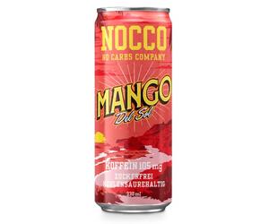 NOCCO BCAA DRINK | Mango Del Sol Sol 330 ml | BCAA | 105 mg de caféine | Boisson énergétique | Buxtrade | Différentes quantités (12 doses)