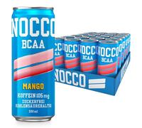 NOCCO Boisson gazeuse enrichie en BCAA Mango Pack 24x33cl