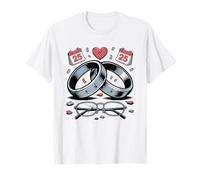 Noces D Argent Humour De Couple T-Shirt