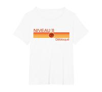 Noces de Corail T-Shirt, Femme Grandes Tailles, Blanc, 5X